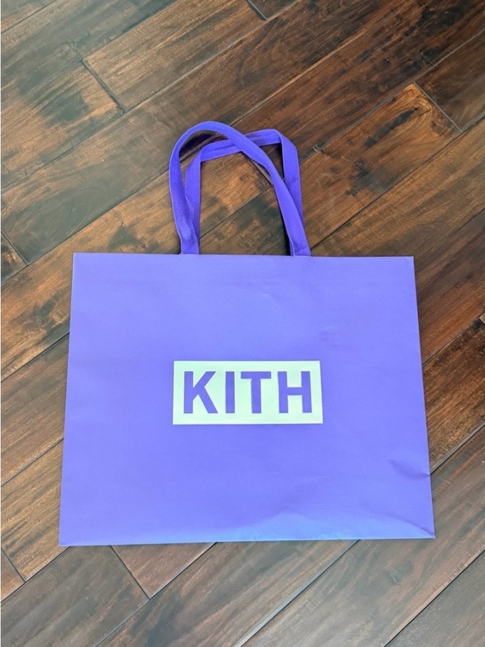 Large Kith Logo Shopping bag fits 2 shoe boxes inside
